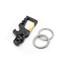 Load image into Gallery viewer, Hephis Carabiner Key Chain and Unique Men Car Keychains Bottle Opener Multi Function High Grade Key Rings Holder Jewelry Gifts